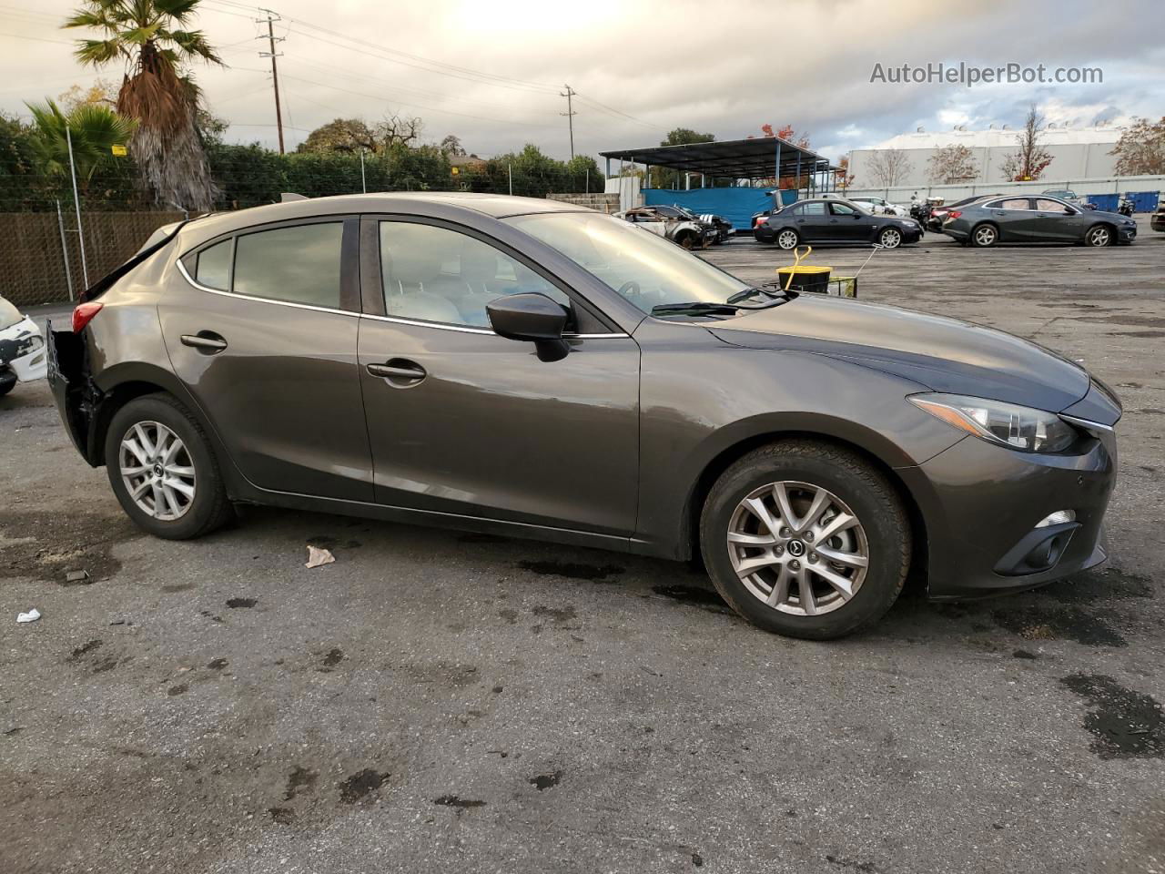 2016 Mazda 3 Touring Brown vin: JM1BM1M78G1279714