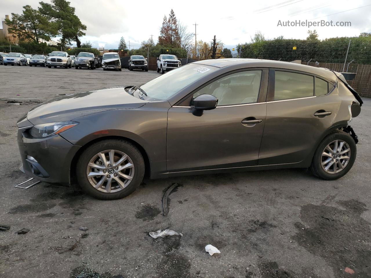 2016 Mazda 3 Touring Brown vin: JM1BM1M78G1279714