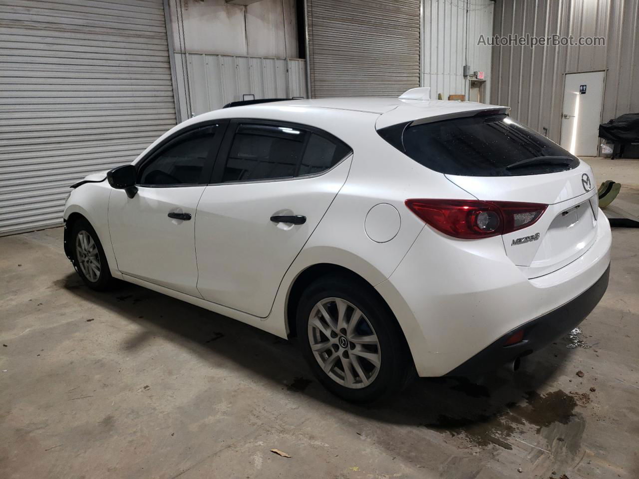 2014 Mazda 3 Grand Touring Белый vin: JM1BM1M79E1136946