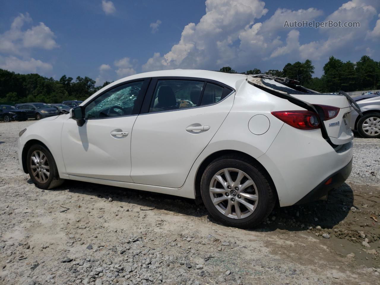 2016 Mazda 3 Touring White vin: JM1BM1M79G1307570