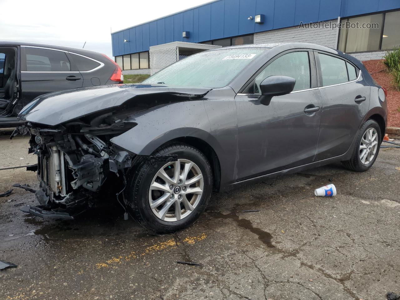 2014 Mazda 3 Grand Touring Gray vin: JM1BM1M7XE1122957