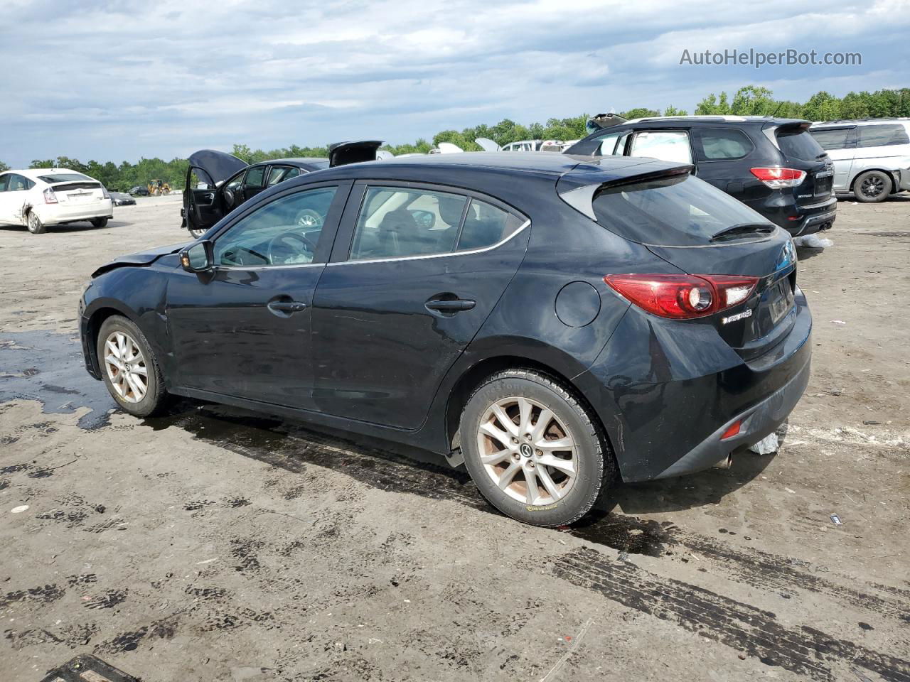 2014 Mazda 3 Grand Touring Black vin: JM1BM1M7XE1181961