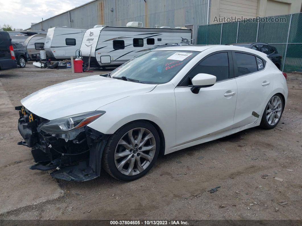 2016 Mazda Mazda3 S Grand Touring White vin: JM1BM1N31G1321815