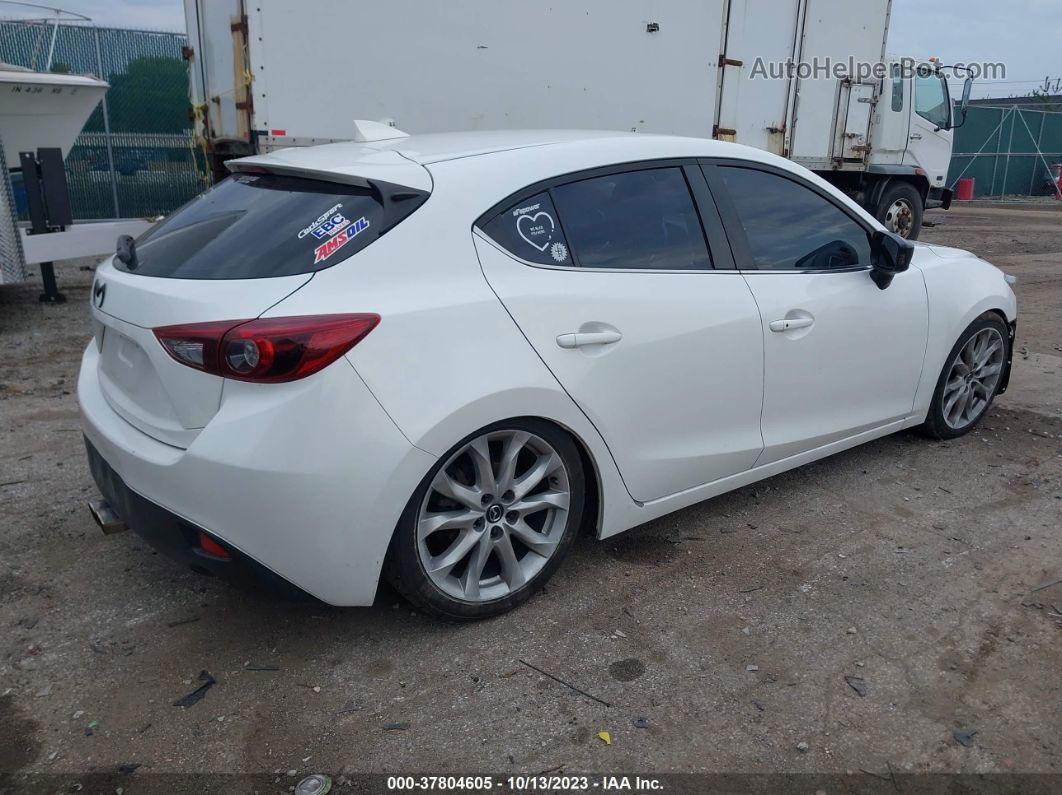 2016 Mazda Mazda3 S Grand Touring Белый vin: JM1BM1N31G1321815