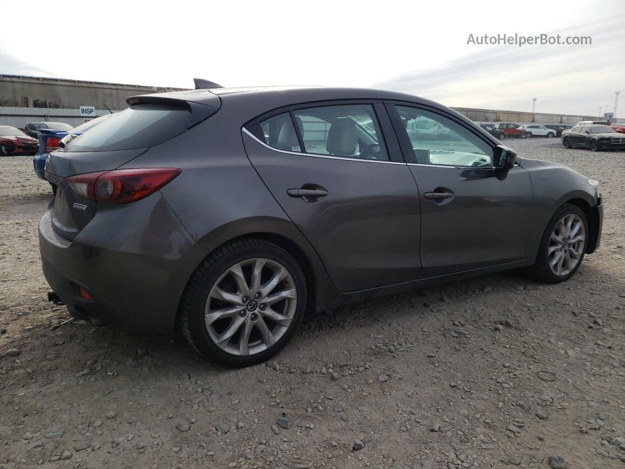 2016 Mazda 3 Grand Touring Gray vin: JM1BM1N33G1311027