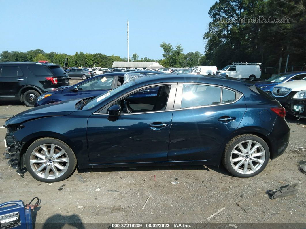 2016 Mazda Mazda3 S Grand Touring Синий vin: JM1BM1N35G1290018