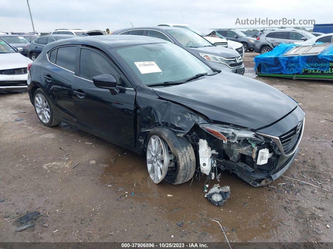 2016 Mazda Mazda3 S Grand Touring Черный vin: JM1BM1N35G1354462