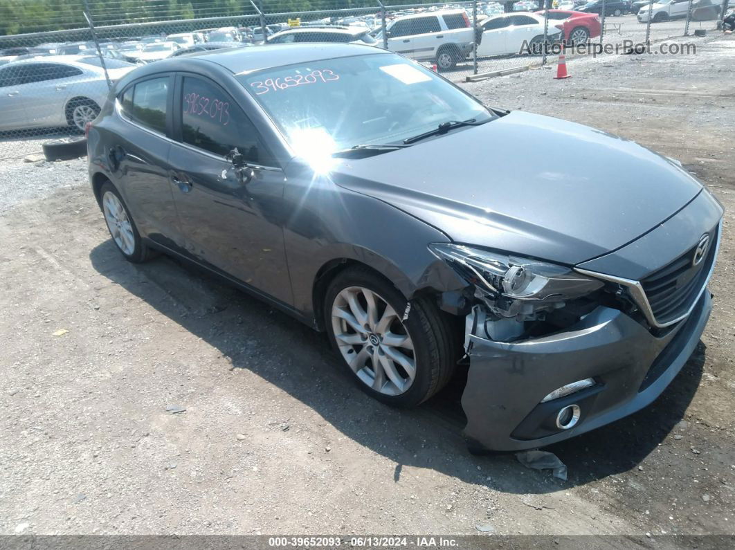 2016 Mazda Mazda3 S Grand Touring Gray vin: JM1BM1N36G1299357