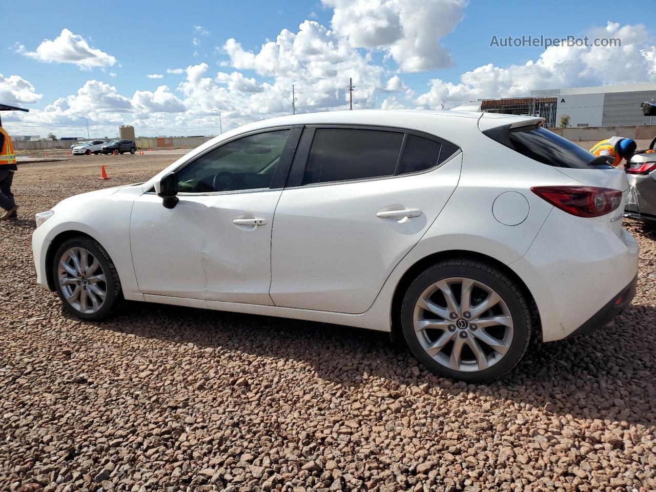 2016 Mazda 3 Grand Touring Белый vin: JM1BM1N3XG1340069