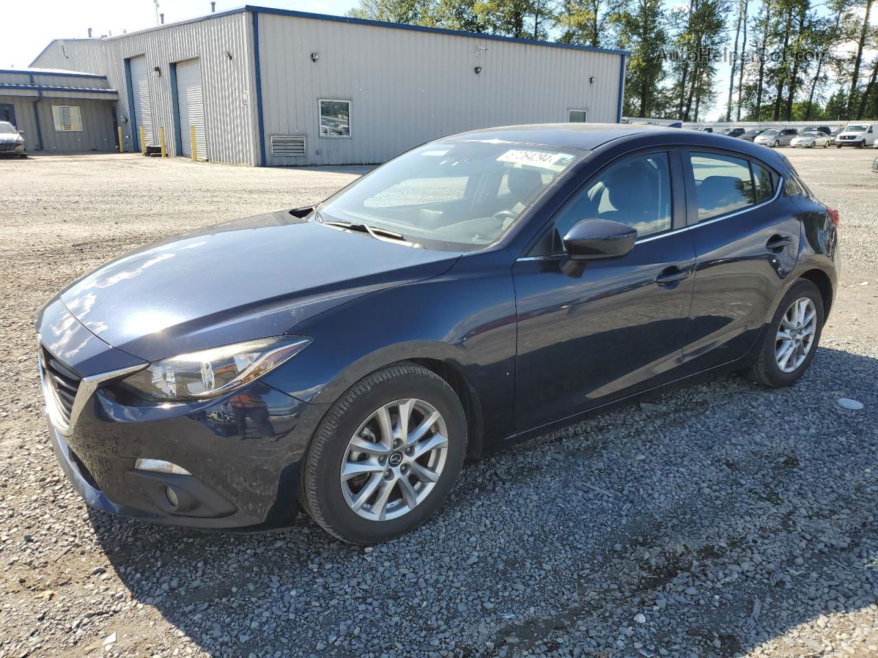 2016 Mazda 3 Grand Touring Blue vin: JM1BM1N72G1350310