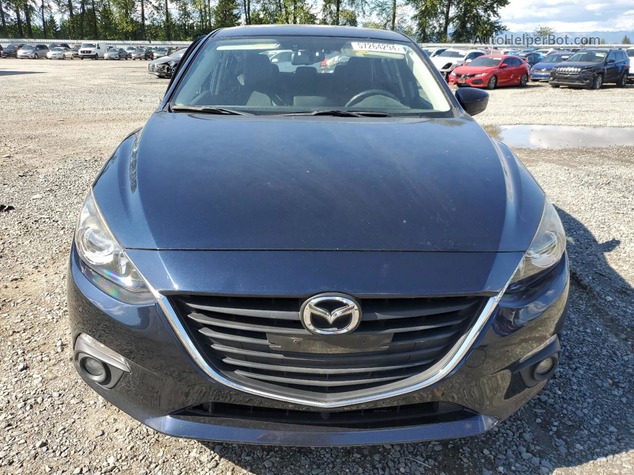 2016 Mazda 3 Grand Touring Blue vin: JM1BM1N72G1350310