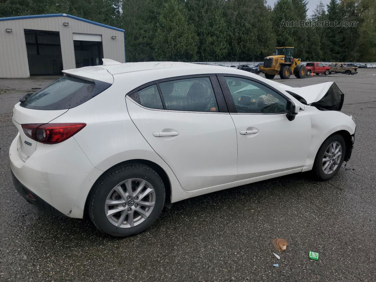 2016 Mazda 3 Grand Touring White vin: JM1BM1N75G1284531