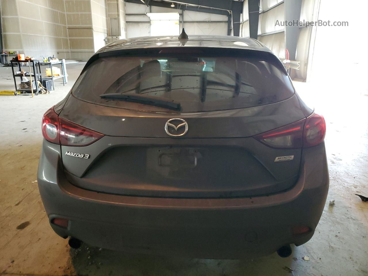 2016 Mazda 3 Grand Touring Серый vin: JM1BM1N77G1345068