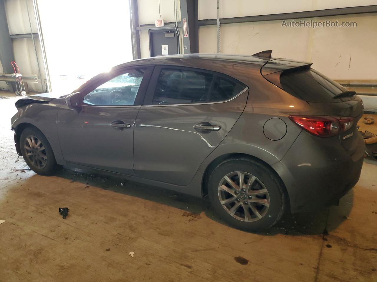 2016 Mazda 3 Grand Touring Серый vin: JM1BM1N77G1345068