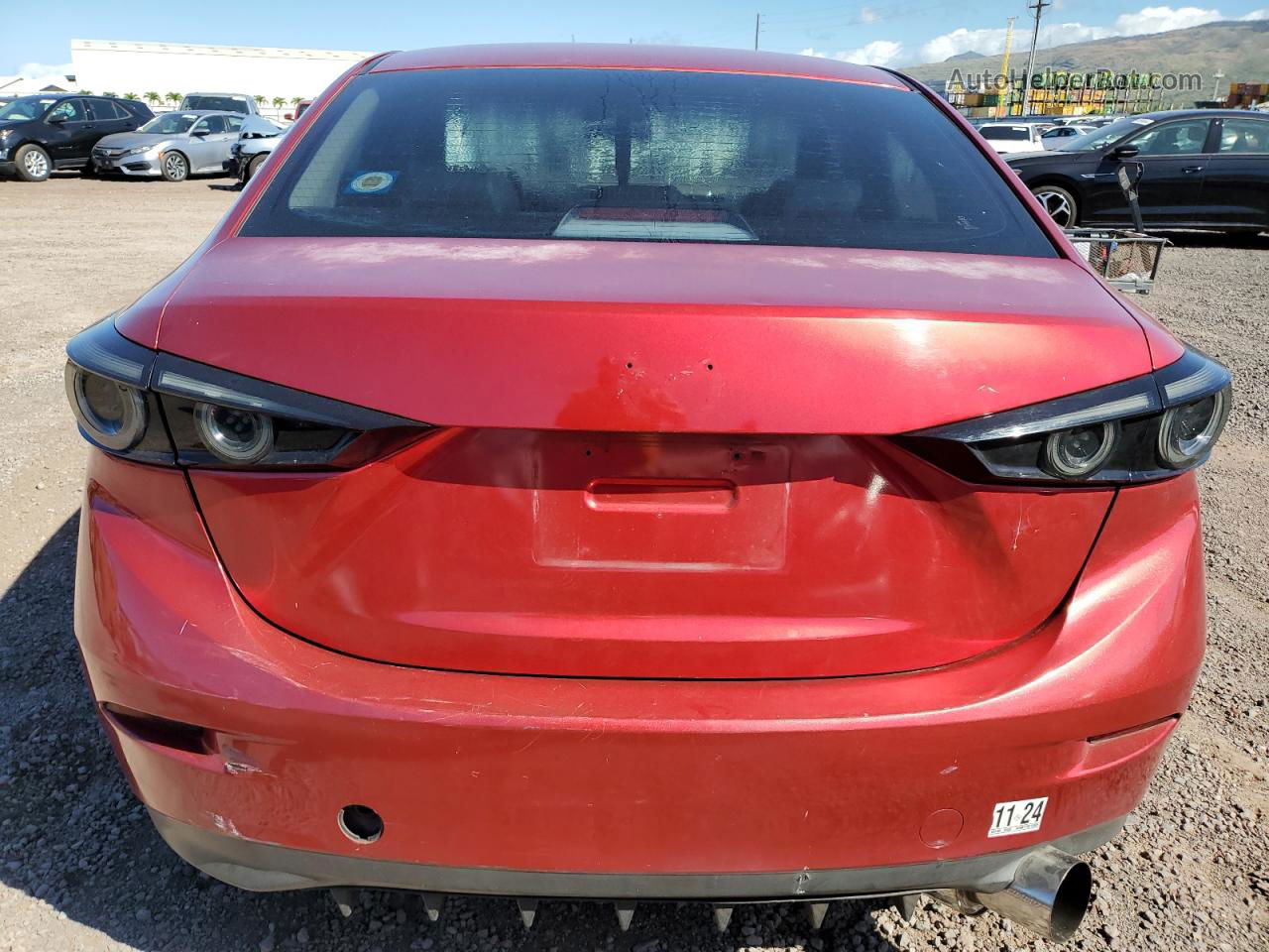 2014 Mazda 3 Sv Maroon vin: JM1BM1T70E1129529