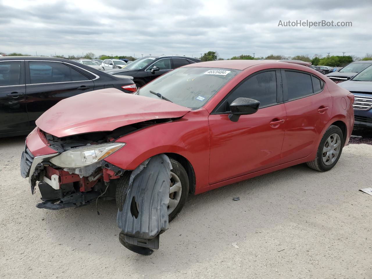 2015 Mazda 3 Sv Red vin: JM1BM1T70F1231009