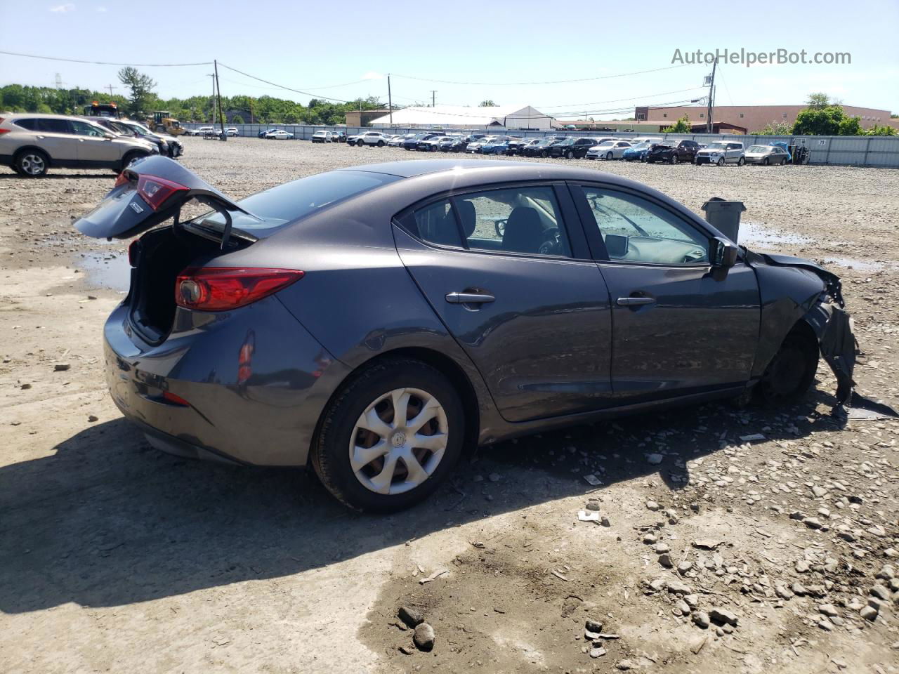 2016 Mazda 3 Sport Blue vin: JM1BM1T70G1298484