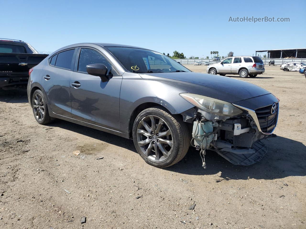 2016 Mazda 3 Sport Charcoal vin: JM1BM1T70G1307250