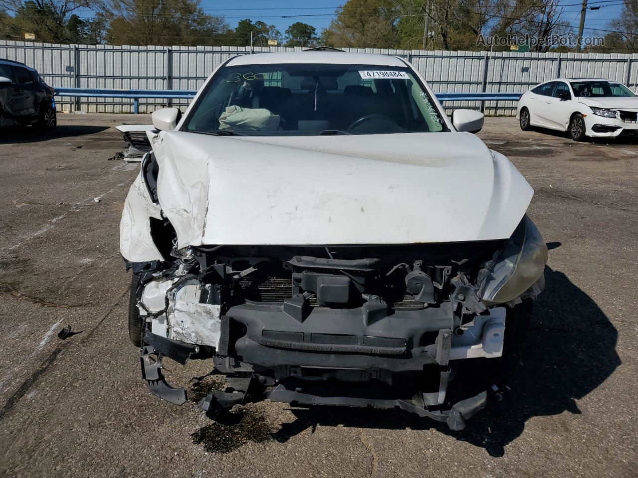 2016 Mazda 3 Sport White vin: JM1BM1T70G1329538