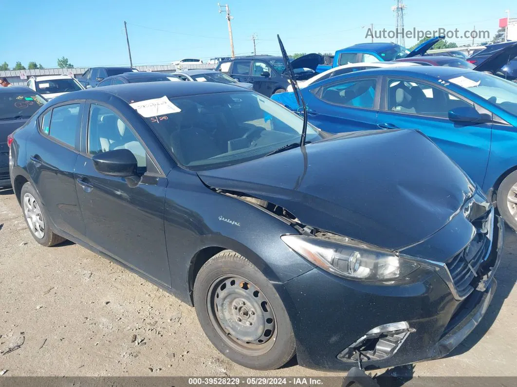 2016 Mazda Mazda3 I Sport Черный vin: JM1BM1T70G1341446