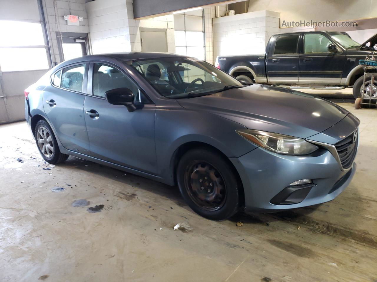 2014 Mazda 3 Sv Blue vin: JM1BM1T71E1181493