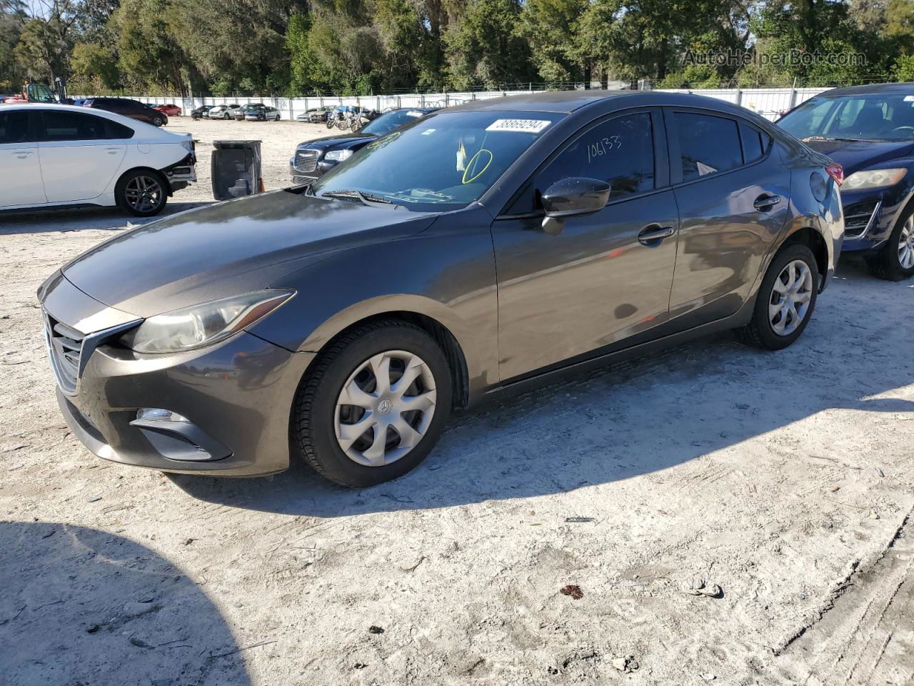 2014 Mazda 3 Sv Gray vin: JM1BM1T71E1215464