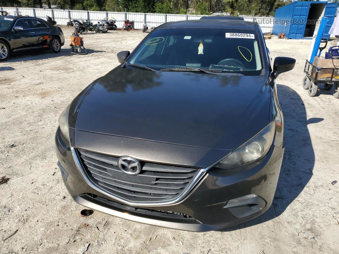 2014 Mazda 3 Sv Gray vin: JM1BM1T71E1215464