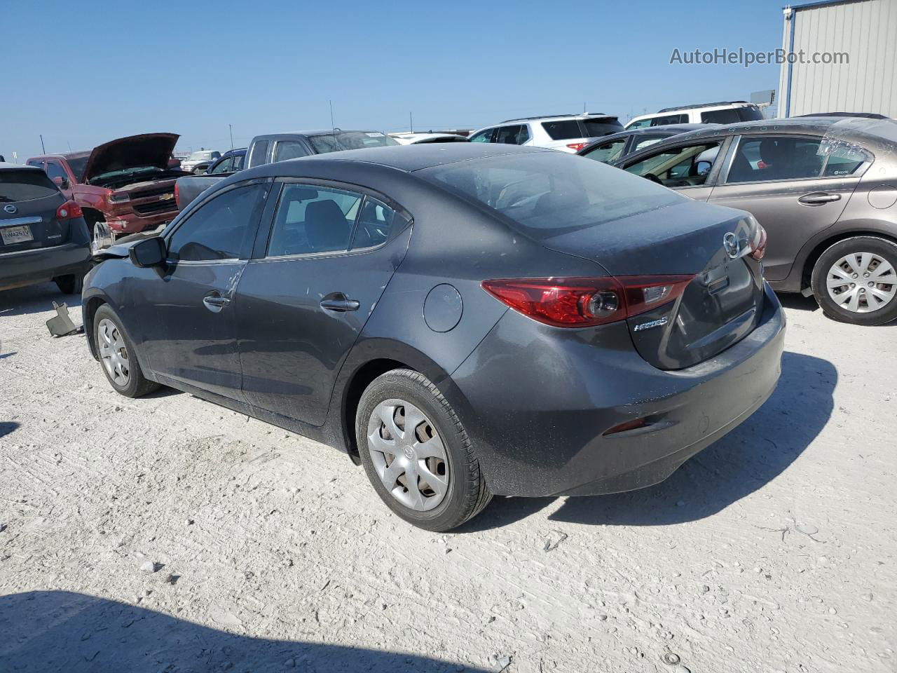 2015 Mazda 3 Sv Gray vin: JM1BM1T71F1274032