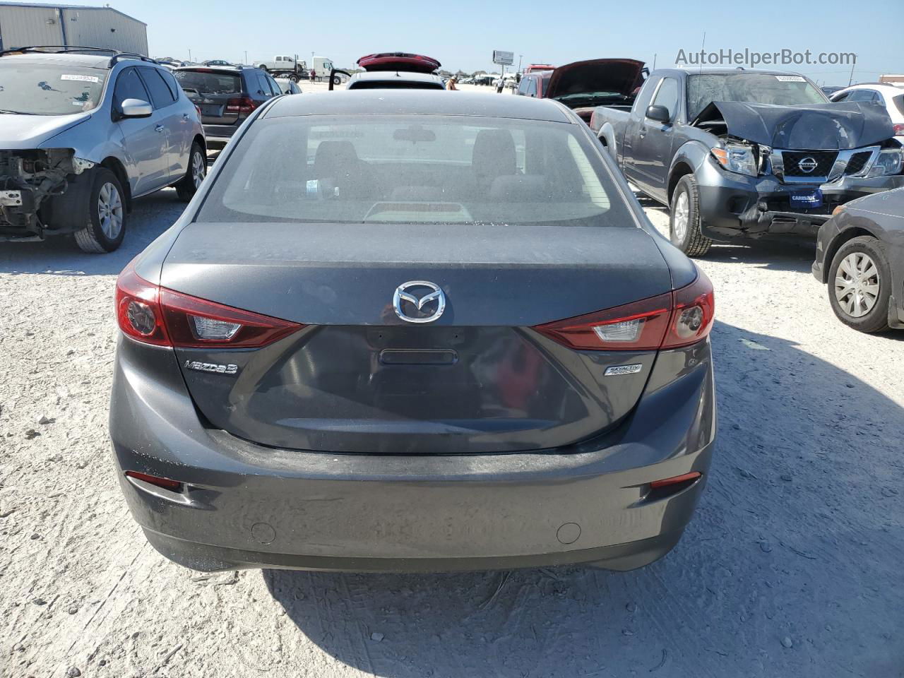 2015 Mazda 3 Sv Gray vin: JM1BM1T71F1274032