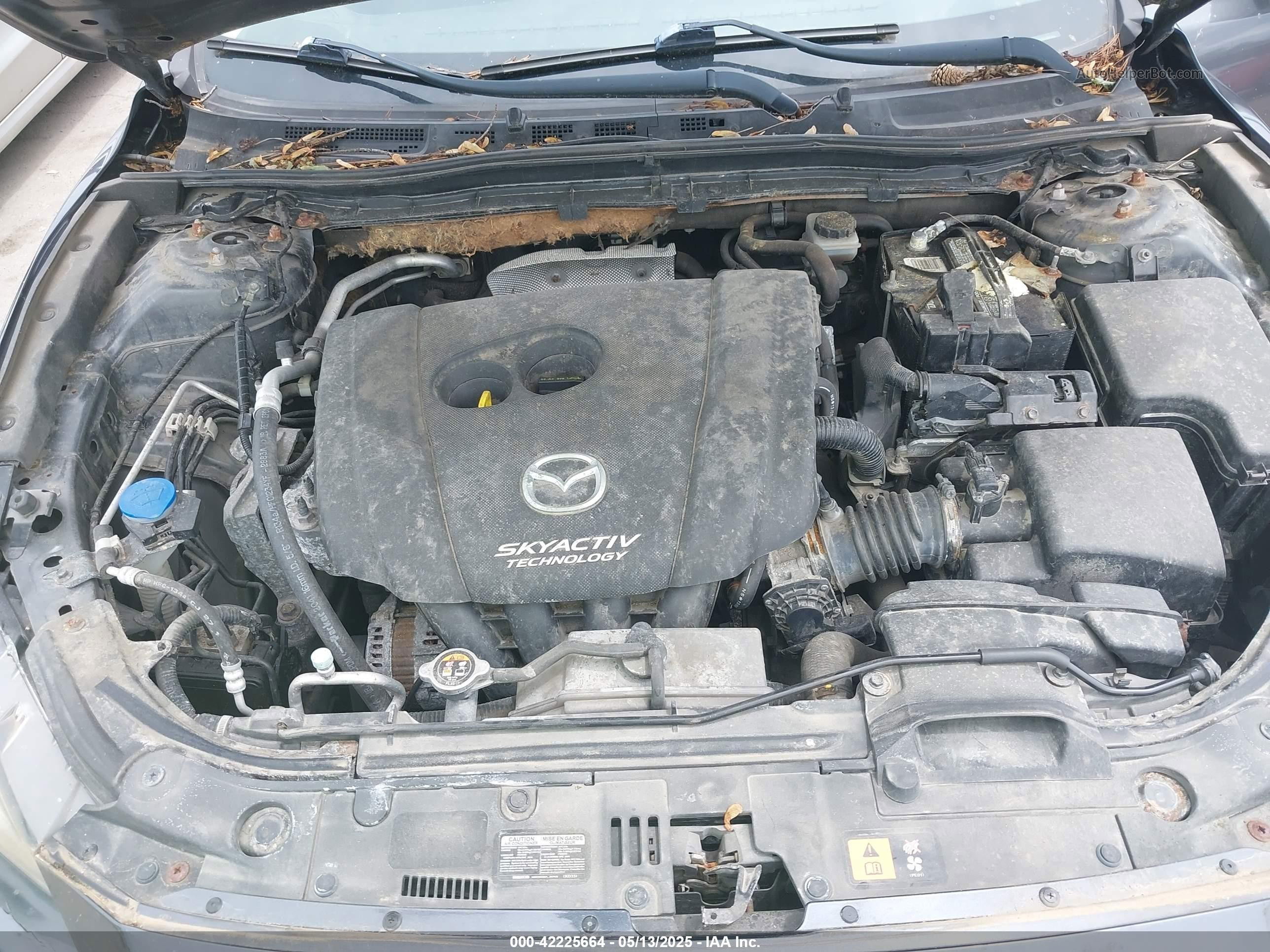 2014 Mazda Mazda3 I Sv Gray vin: JM1BM1T72E1149166