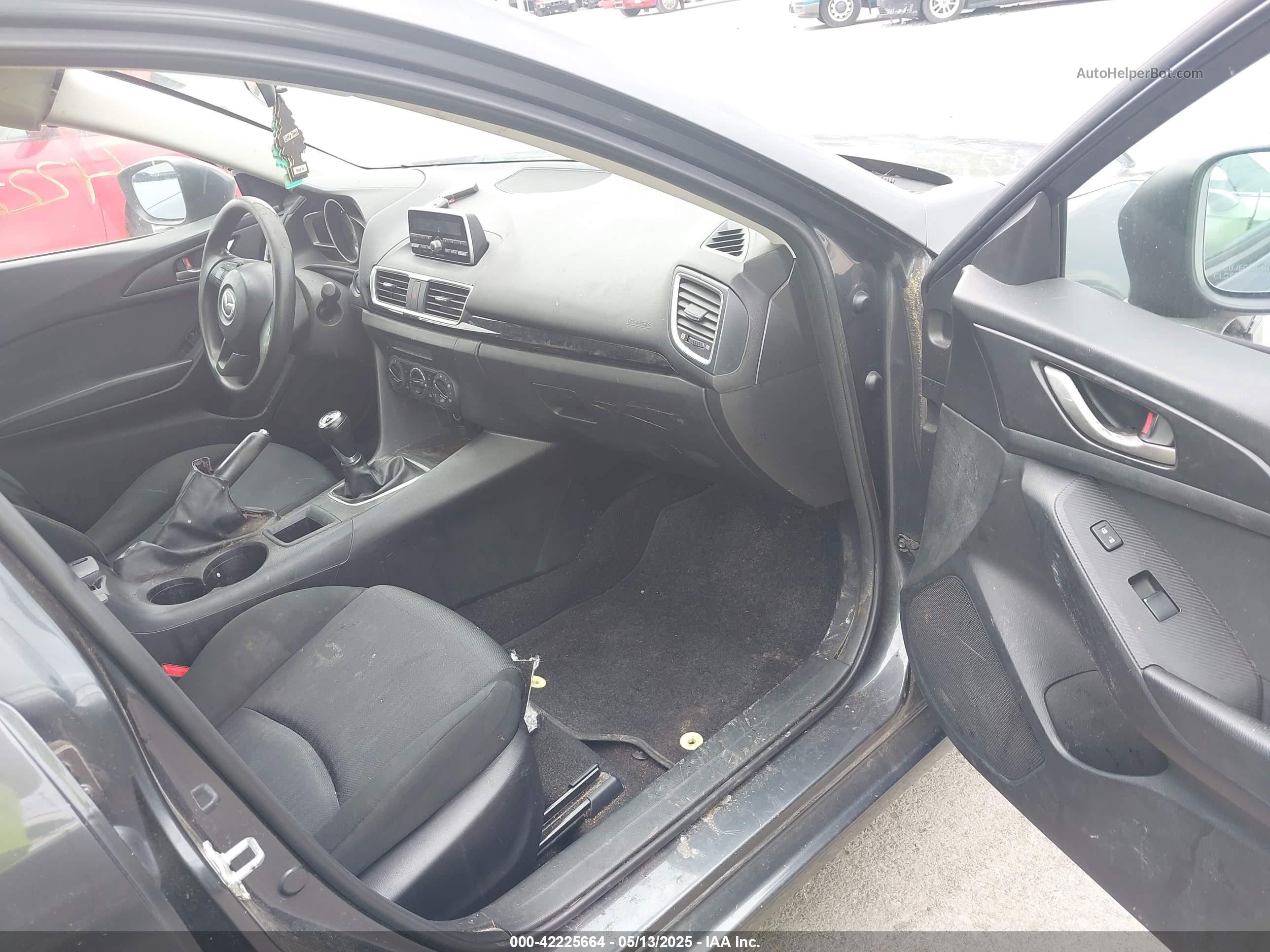 2014 Mazda Mazda3 I Sv Gray vin: JM1BM1T72E1149166