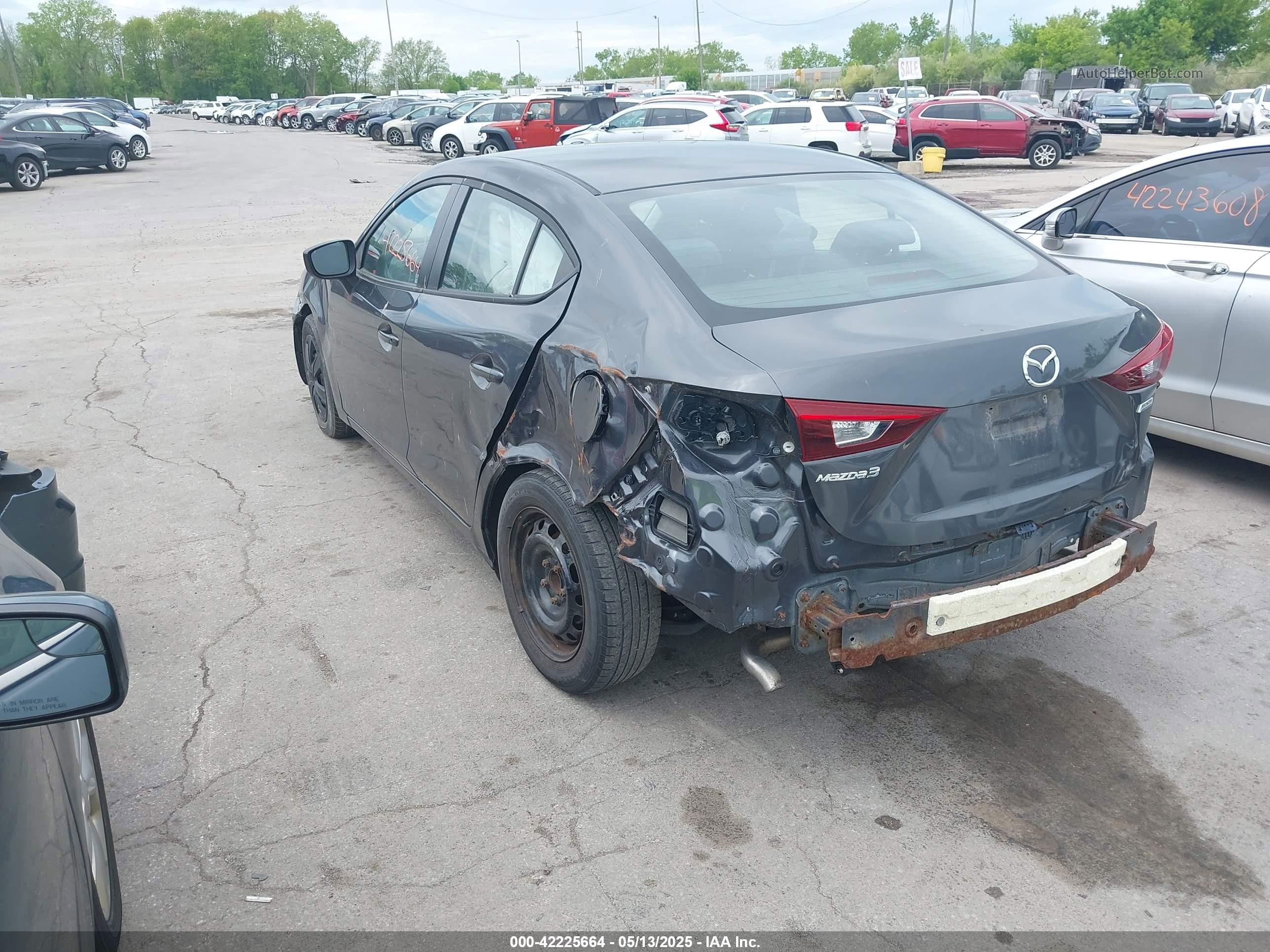 2014 Mazda Mazda3 I Sv Gray vin: JM1BM1T72E1149166