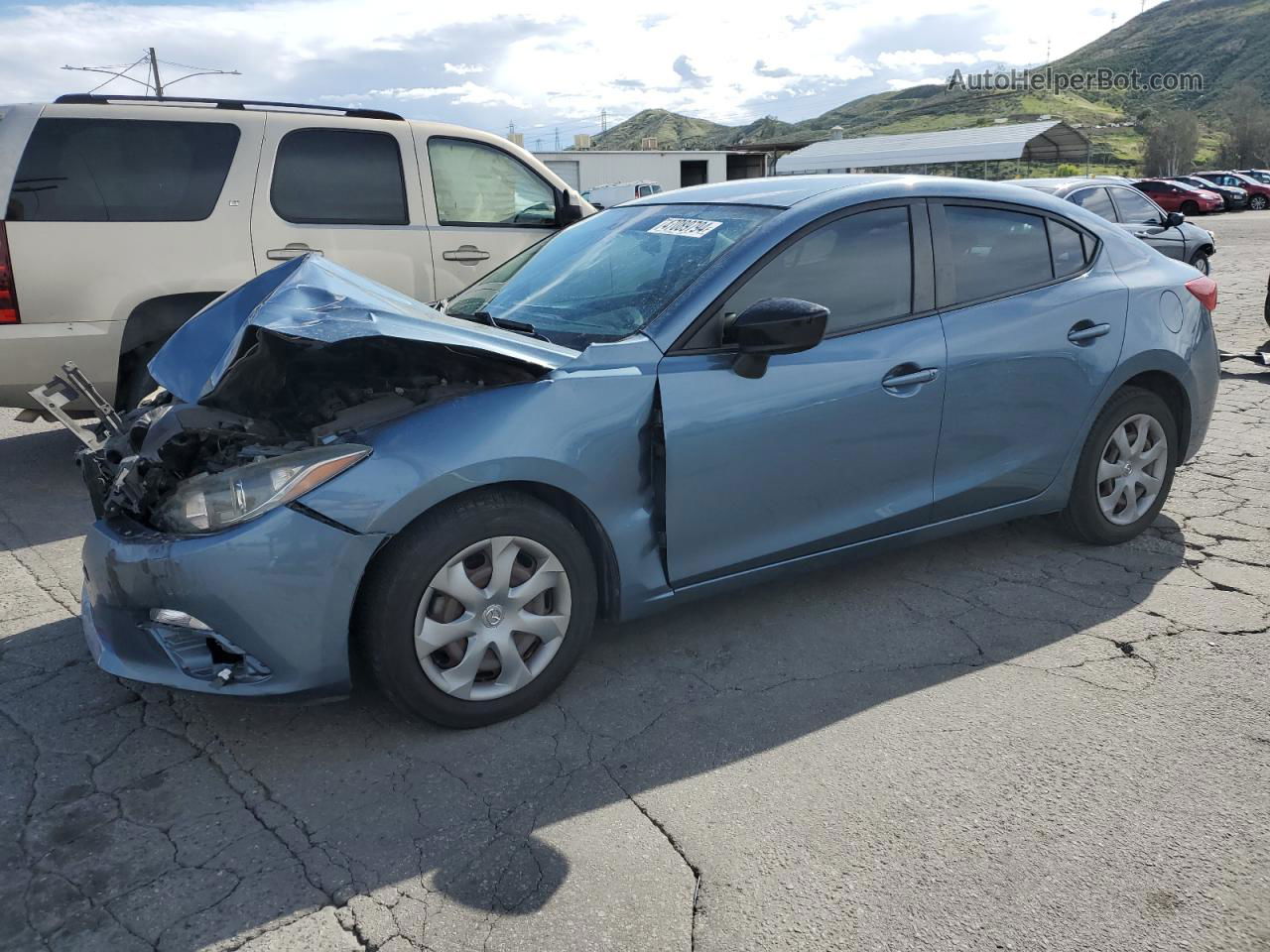 2015 Mazda 3 Sv Blue vin: JM1BM1T72F1232405