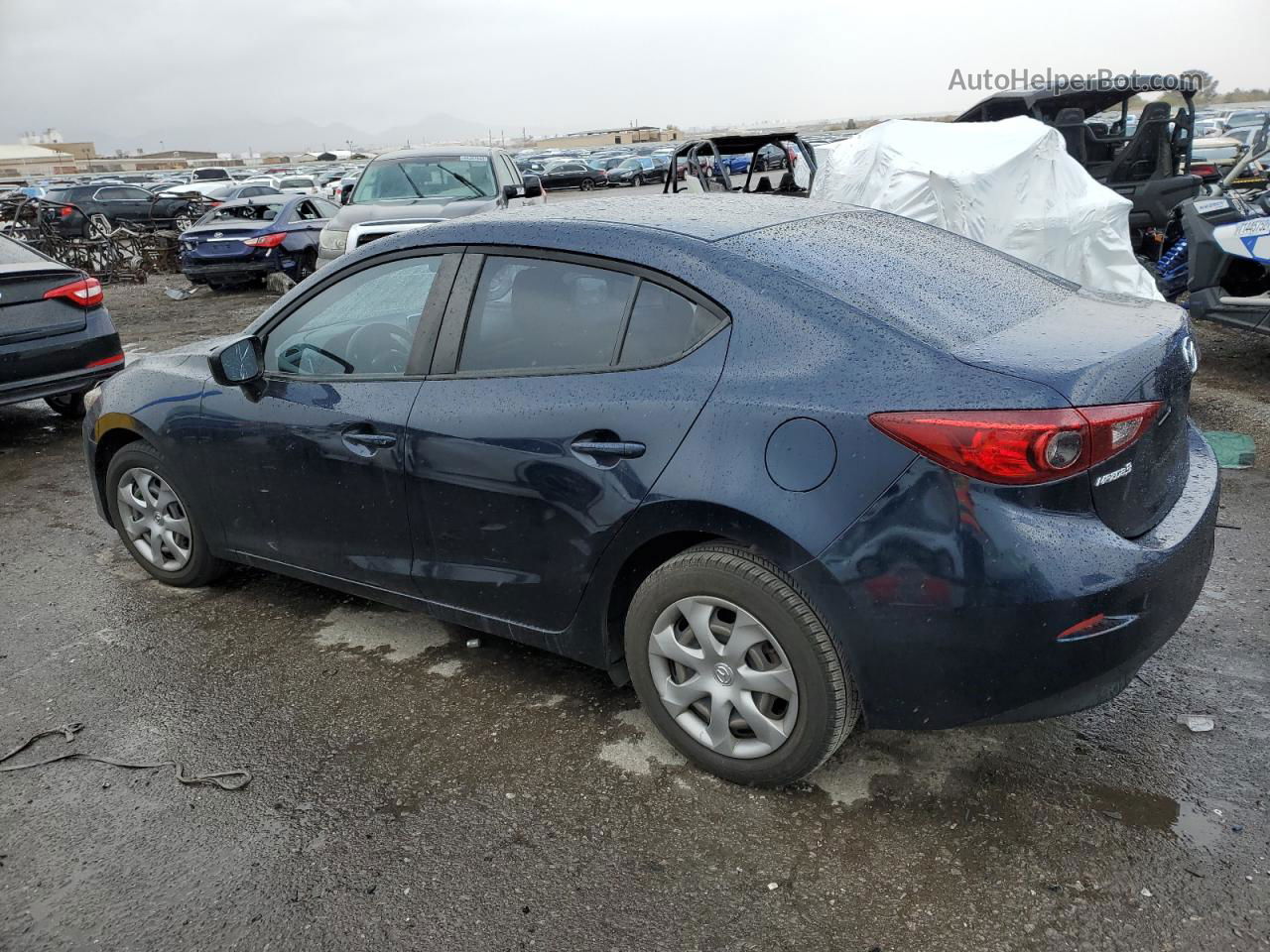 2016 Mazda 3 Sport Blue vin: JM1BM1T72G1345322