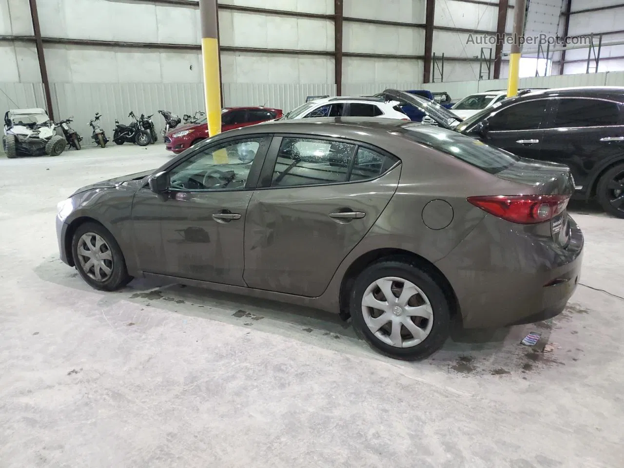 2014 Mazda 3 Sv Gray vin: JM1BM1T73E1130366