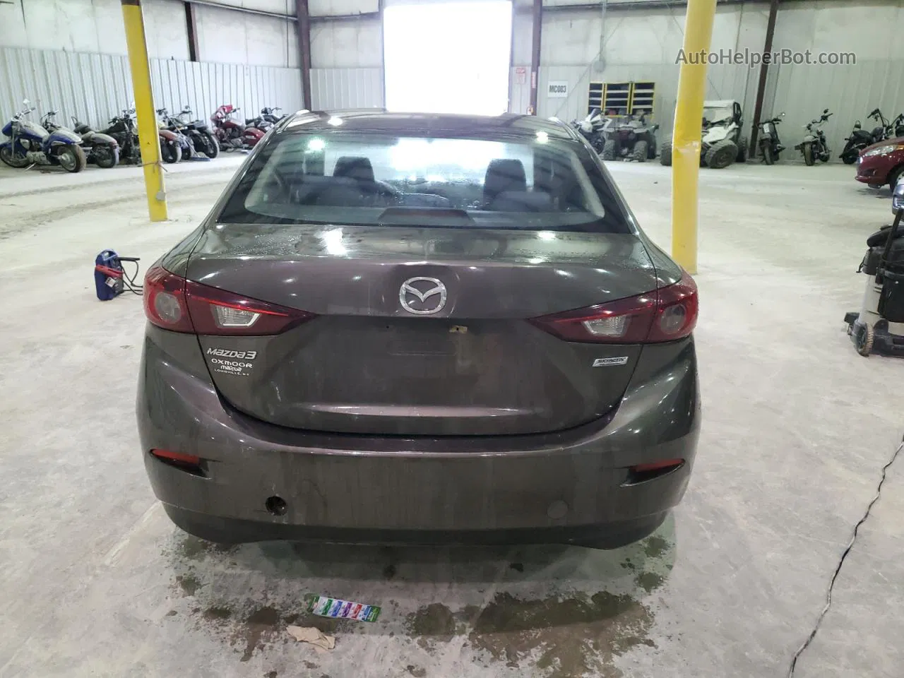 2014 Mazda 3 Sv Gray vin: JM1BM1T73E1130366