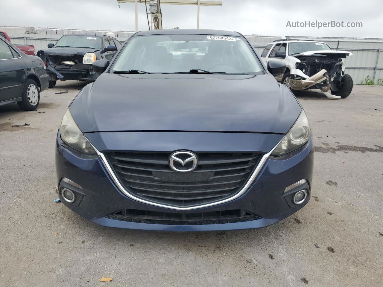 2014 Mazda 3 Sv Blue vin: JM1BM1T73E1163545