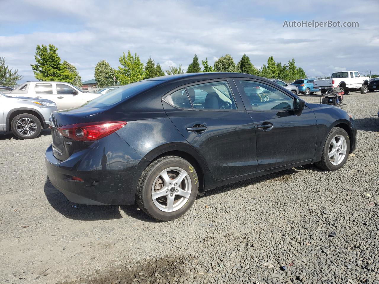 2015 Mazda 3 Sv Черный vin: JM1BM1T73F1243820