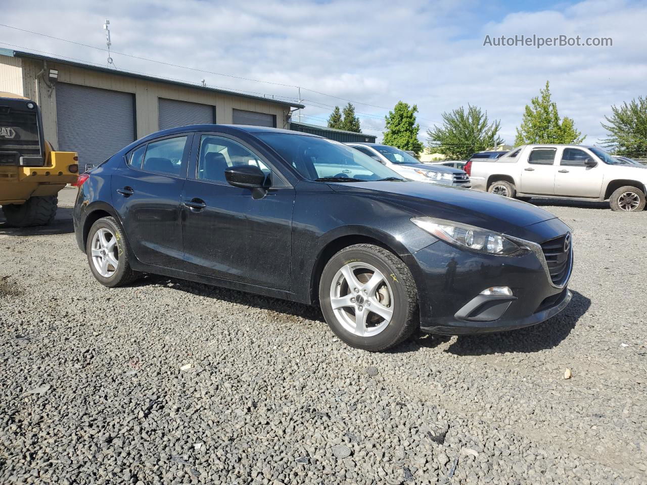 2015 Mazda 3 Sv Черный vin: JM1BM1T73F1243820