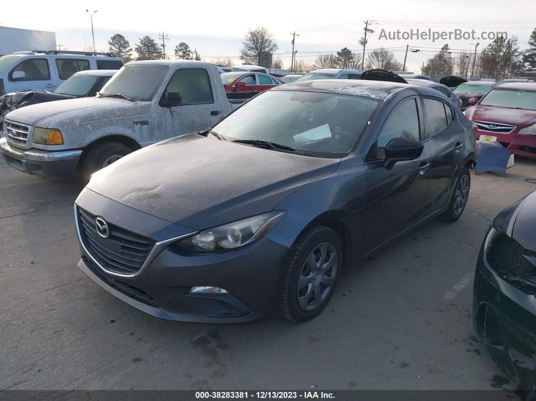 2015 Mazda Mazda3 I Sv Gray vin: JM1BM1T73F1259872