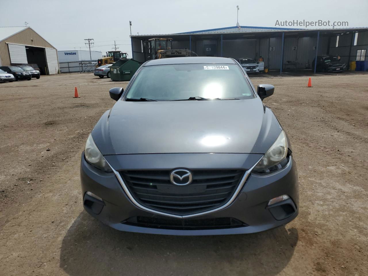 2016 Mazda 3 Sport Gray vin: JM1BM1T73G1290637