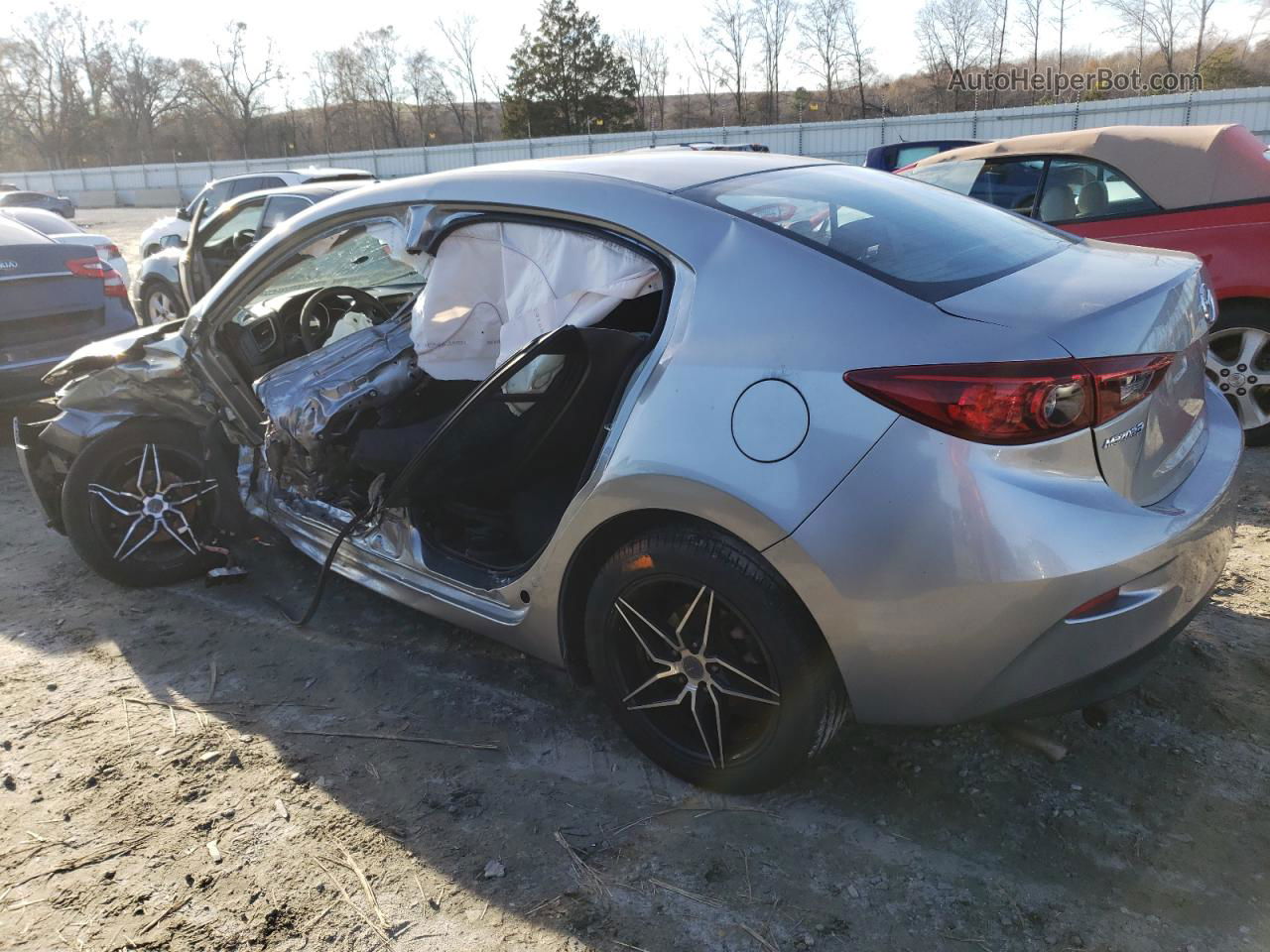 2014 Mazda 3 Sv Gray vin: JM1BM1T74E1123863