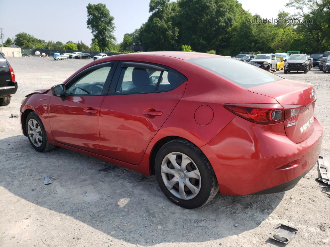 2014 Mazda 3 Sv Красный vin: JM1BM1T74E1172545