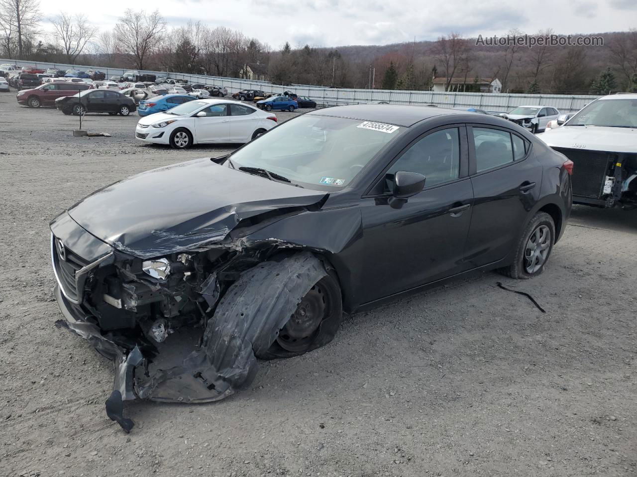 2014 Mazda 3 Sv Black vin: JM1BM1T74E1202658