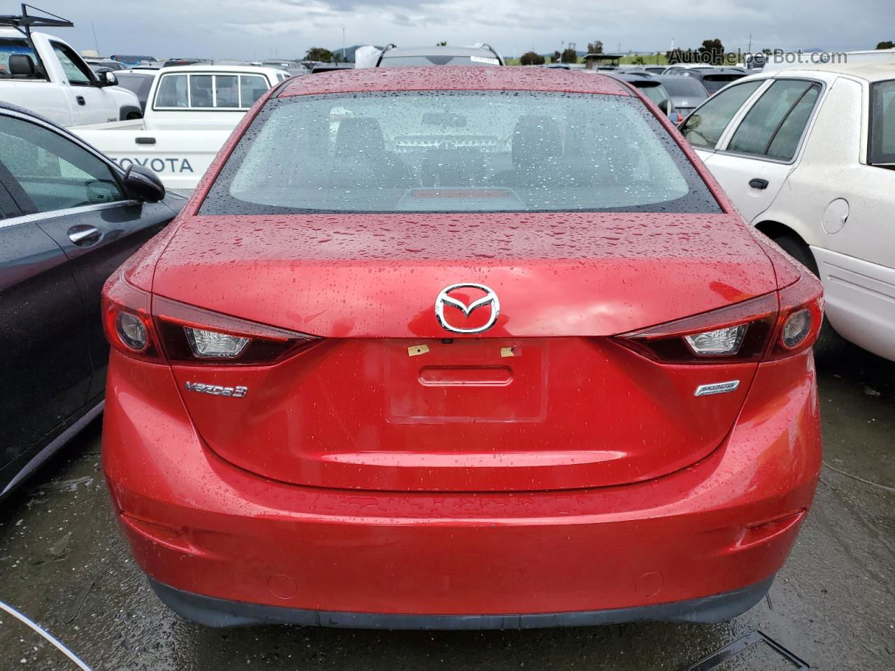 2016 Mazda 3 Sport Red vin: JM1BM1T74G1278982
