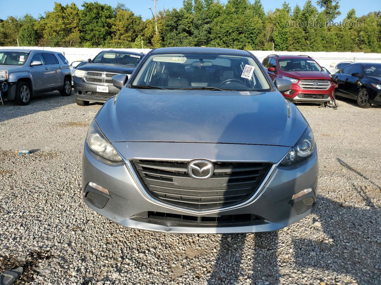 2016 Mazda 3 Sport Silver vin: JM1BM1T74G1299833