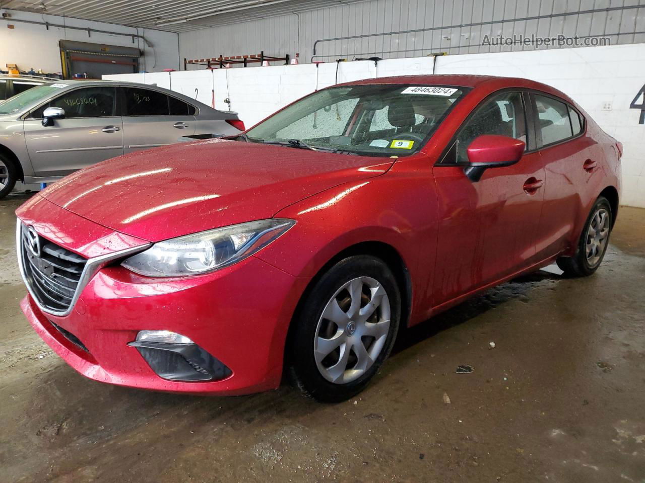 2016 Mazda 3 Sport Красный vin: JM1BM1T74G1309650