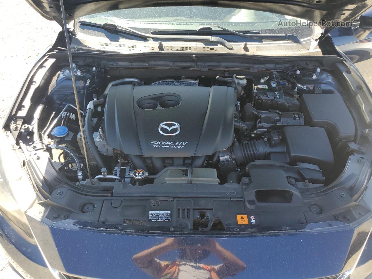 2016 Mazda 3 Sport Синий vin: JM1BM1T75G1307132