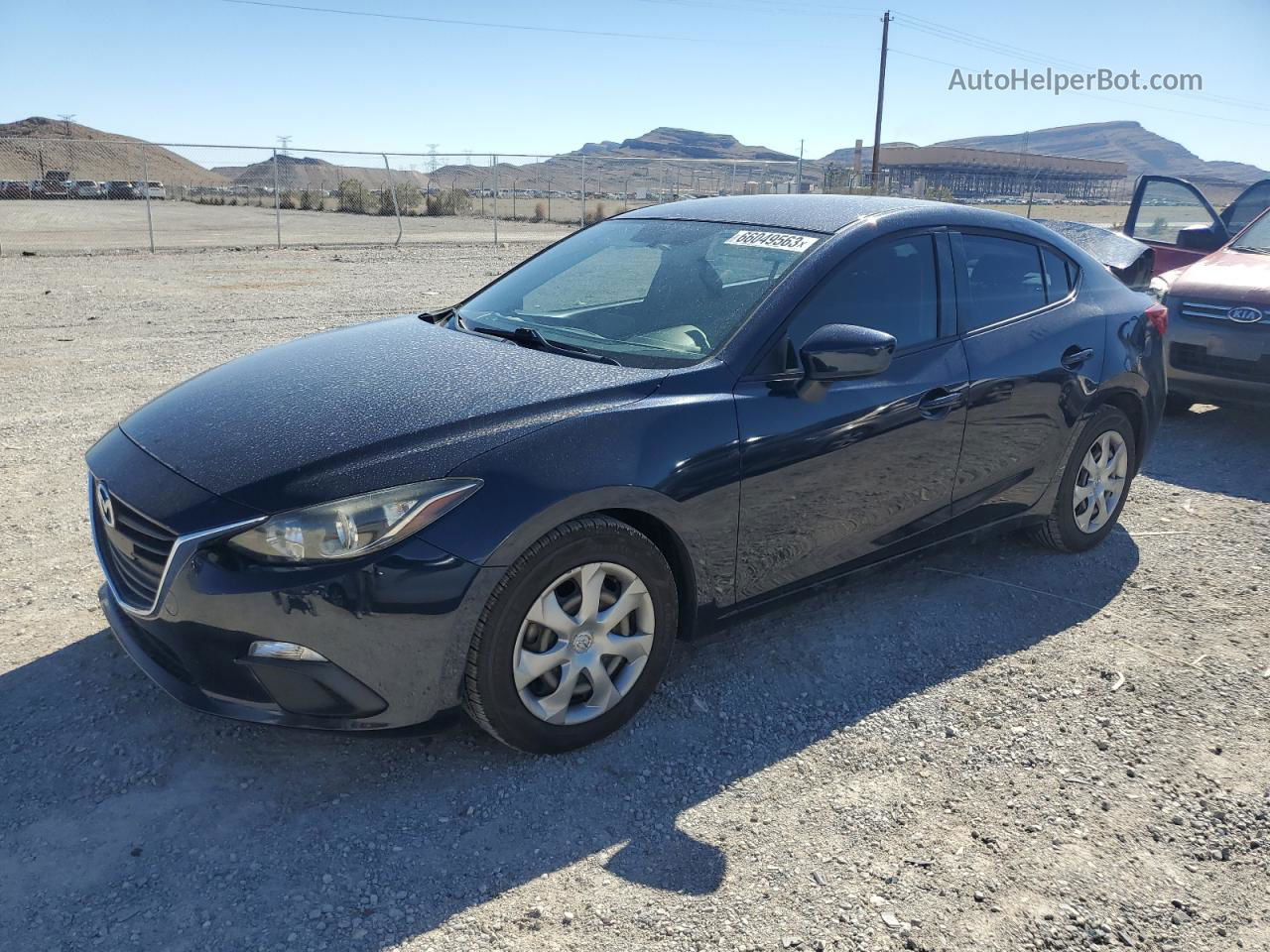 2016 Mazda 3 Sport Blue vin: JM1BM1T75G1307132