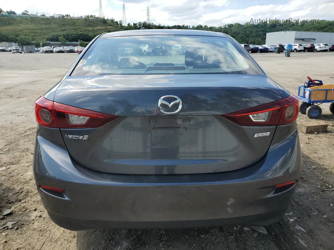 2015 Mazda 3 Sv Gray vin: JM1BM1T76F1222525